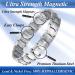 Vicmag Titanium Steel Magnetic Bracelet for Men - Double Row Ultra Strength Magnets with Adjustment Tool & Gift Box (Silver) - Perfect International Shipping - Buy Online on GoSupps.com