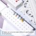 YUYTE Nail Drill Holder Nail Drill Storage Box Dustproof Stand Displayer Organizer Container 30 Holes for Beauty Salon and Household (No Drill) - Buy Online on GoSupps.com