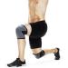 Rehband Knee Support Sleeve for Cross Fit & Heavy Training - 5mm Neoprene Unisex Steel Gray | Shop Now - Buy Online on GoSupps.com