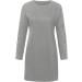 Yihaojia Women Sweatshirt Dress Chic Embroidery Floral Midi Dresses Casual Crewneck Long Sleeve Pullover Oversized Tunic Top Gray Medium - Buy Online on GoSupps.com
