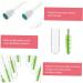 Angoily 10pcs Diamond Mascara Brush Clear Eyelash Mascara Eye Liner Tube Eyelash Mascara Multicolor 11.3x1.1cm Green - Buy Online on GoSupps.com