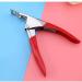 HCHGJKN Nail Clippers 13.5 * 10cm U-Shaped False Tips Scissors Trimmer Red/Pink Round/Square Shapemake Manicure Tools Nail Clipper Cutter - Buy Online on GoSupps.com