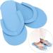 Yeyat Hotel Disposable Slippers 12 Pairs - Blue Spa & Travel Flip-Flops - Buy Online on GoSupps.com