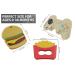 Silicone Baby Teething Toy 1 Pack - Teething Relief for Babies 0-6 & 6-12 Months - Infant Cheeseburger Toy - Buy Online on GoSupps.com
