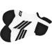 CSX Ankle Socks with Arch Support Compression for Men & Women - Low Cut Fit Black on White Small Size - Buy Online on GoSupps.com