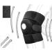 Knee Support with Side Stabilizer Open Patella Design Pain Relief Strength Training Universal Size