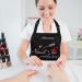Noverlife Rhinestone Pattern Nail Artist Manicurist Apron | Adjustable with 2 Pockets for Women - Buy Online on GoSupps.com
