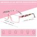 ZONLON 6 Pack Women's Blue Light Filter Reading Glasses | Anti-Glare Computer Glasses with Spring Hinges | 2.0x Magnification | Multi-Colored - Buy Online on GoSupps.com