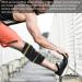 Semme Knee Wraps Compression Elastic Brace for Pain Relief & Support - Black Yellow - Buy Online on GoSupps.com
