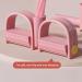 Multifunctional Pedal Puller Resistance Rope - Slim Arms Workout Tool | Natural Latex Fitness Equipment in Pink - Buy Online on GoSupps.com