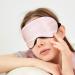 19 Momme 100% Pure Mulberry Silk Sleep Eye Masks - Luxury Pink Eye Shade with Adjustable Strap for Ultimate Comfort - Buy Online on GoSupps.com