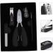Housoutil 1 Nail Trimming Set Men Toenail Clippers Lip Gloss Nail Clippers Trimmer Specialty Tools Nail Nippers Tool Ladies Suits Stainless Steel Man Pedicure Suite 13X7.8cm Black - Buy Online on GoSupps.com