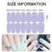SILPECWEE Light Colour Nail Polish Strips for Women - 16 Sheets with Nail File | Self Adhesive Gel Nail Wraps Sticker and Accessories - Buy Online on GoSupps.com