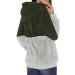 Bigfanshu Womans Fall Clothes Oversized Warm Zipper Hoodies Casual Loose Pullover Hooded Sweatshirt Green - Buy Online on GoSupps.com