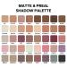 40 Colors Shimmer Smoky Eyeshadow Palette - Ultra Pigmented Matte & Glitter Makeup for Beginners - Blendable Neutral Eye Shades - Buy Online on GoSupps.com