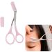 BeeSpring Women Eyebrow Trimmer Comb - Precision Eyelash Hair Scissors Cutter for Flawless Makeup - Buy Online on GoSupps.com