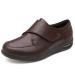 Unisex Walking Edema Sneakers PU Comfortable Diabetic Shoes for Women Wide Width with Adjustable Closure Indoor Breathable Diabetic Slippers for Men Anti Slip Sole 5 Brown