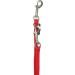 Biothane Dog Leash for Small & Large Dogs - Adjustable 2m to 5m with Silver Hook - Durable & Stylish Red 2.80m x 16mm - Buy Online on GoSupps.com