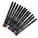 KALLORY Lip Makeup 12 Pcs Colored Eyeliners Eyeliner Pen Makeup Eyeliner Set Lip Line Make up Lip Liner Pencils - Buy Online on GoSupps.com