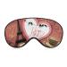 Vintage Paris Theme Sleeping Mask Tower Heart Soft Sleepmask Adjustable Strap Eye Sleep Mask Light-Blocking Eye Covers for Sleeping Blindfold Eye Cover for Women Men Girls Boys Color-3
