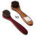 Long Wooden Handle Bristle Horse Hair Shoe Boot Brushes Polish Applicator Dauber Wooden Handle Cleaning Tool
