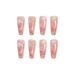 24pcs Cloud False Nails - Long Coffin Fake Nails in Nude | DIY Nail Art Tips for Women & Girls - Buy Online on GoSupps.com