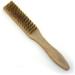 HAND Wire Brush Wooden Handle Brass Bristle Suede Shoe Brush - Buy Online on GoSupps.com