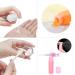 12-Piece Travel Bottle Set with 2 sheets Label Stickers 1-Piece Toiletry Bag Hose Squeeze Bottle Spray Bottle Refillable Liquid Container for Toiletries Cosmetics - Buy Online on GoSupps.com