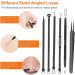 Pimple Popper Tool Kit - 6PC Blackhead Remover & Acne Needle Set for Whitehead & Zit Extraction - Best Skin Impurity Treatment Tools - Buy Online on GoSupps.com