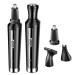 Nose Hair Trimmer 4 in 1 Nose Hair Trimmer Nose Ear Cleaner Rechargeable Nose Hair Trimmer Beard Trimmer Micro Shaver Eyebrow Grooming Set Trimmer