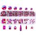 12 Grids Glass Nail Art Decorations Multi-Shape Multi-Size Nails Ornaments Manicure Decor DIY Crafts Accessories Nail Art Decoration 3d B - Buy Online on GoSupps.com