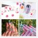 CHANGAR 3D Nail Dried Flowers Sticker Set - Real Five Petal Flower & Leaf Gypsophila Dry Flower Nail Art Decoration Kits (2 Boxes) - Buy Online on GoSupps.com