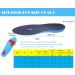 Arch Orthopedic Insoles Walking Insoles Plantar Fasciitis Insoles Heightening Insoles Corrective Insoles Flat Foot Walking Men and Women Comfortable Breathable Deodorant (L(8.5-11UK)) - Buy Online on GoSupps.com