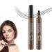 Makefullbeauty Eyebrow Pen, Magic Eyebrow Pencil, 3D Waterproof Microblading Eyebrow Pencil Contouring Pen, Long Lasting, Smudge Proof, Creates Natural Looking Brows (Dark Brown)