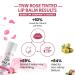 Shop Rose Multipurpose Tinted Lip Balm | 100% Natural Pink Tint for Dry & Chapped Lips | Long-Lasting Shea Butter & Vitamin E | 6g - Buy Online on GoSupps.com