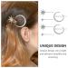 Lurrose 2 Sets Stars and Moon Hair Clips - Rhinestone Star and Moon Barrettes for Women and Girls - Silver Metal Alloy Hair Accessories - Buy Online on GoSupps.com