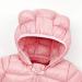 Kids Pink Puffer Jacket | Hooded Winter Coat for Boys & Girls | Lightweight Outerwear 2-3 Years - Buy Online on GoSupps.com