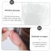 Silicone Ear Patch Stickers 60pcs - Portable Cosmetic Makeup Correction Tape - Transparent Earring Cosmetics Ear Tape 3.7x1.6cm - Buy Online on GoSupps.com