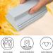 Multifunction Strong Absorbent Magical Brush Damp Clean Duster Spong U-Shaped Groove Design Reusable Cleaning Sponge for Blind Glass Window Track Groove Kitchen Bathroom Car (6 Pcs) - Buy Online on GoSupps.com
