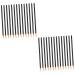 NOLITOY 200 Pcs Disposable Eyeliner Brush Tools Practical Eyeliner Woman With Hat Applicator 9x6.5cmx2pcs Blackx2pcs