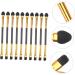 POPETPOP 40 Pcs Double Ended Eyeshadow Brush Lady Parts Eyebrow Brush Artificial Fiber Travel Major 12x0.5cmx2pcs As Shownx2pcs - Buy Online on GoSupps.com