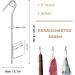ACONDE Smoking Hooks - 5 Pack Stainless Steel Hanging Hooks for Smoked Fish Meat & Sausage | 21cm - Buy Online on GoSupps.com