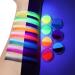 Onmay 14 Split Cake UV Glow Blacklight Eyeliner Set - 14 Color Retro Graphic Hydra Eye Liner for Body, Face, and Halloween Makeup - Buy Online on GoSupps.com