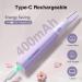TOUCHBeauty 2024 Ear and Nose Hair Trimmer for Women - Powerful 11 000 RPM Rechargeable IPX7 Waterproof Easy Clean Facial Hair Groomer in Purple - Buy Online on GoSupps.com