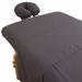 Massage Table Poly-Cotton Sheet Sets by Body Linen. - 3 Piece Set includes Flat & Flat Sheets and a Face Rest Cover. Super Soft and Durable for Professional Use (Gray) 1 Count (Pack of 1) Gray