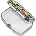 Modern Mid Century 2 Compartment Pill Case - Cute Travel Pill Organizer & Purse Pill Box for Pocket Gifts - Buy Online on GoSupps.com