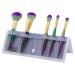 MODA Travel Size Mythical Sweet Siren 6pc Makeup Brush Set with Pouch Includes - Powder Complexion Highlight and Glow Cease and Eye Shader Brushes Multi-Color