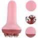 Minkissy 2-Piece Massage Roller Set | Body & Face Derma Roller Massager | Deep Pink Leg & Hand Hold Massagers | International Shipping Available - Buy Online on GoSupps.com
