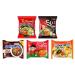 Samyang Korean Instant Noodle Soup Ramen (Hot Chicken Kimchi Sogokimyun Black Bean Yukgaejang SuTah) 5 Different Flavours Halal (Pack of 20) by CNMART