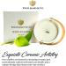 Four James & CO Eco-Friendly Soy Wax Candle - Luxurious 6oz Sea Salt & Sage with Exquisite Ceramic Artistry | International Shipping - Buy Online on GoSupps.com